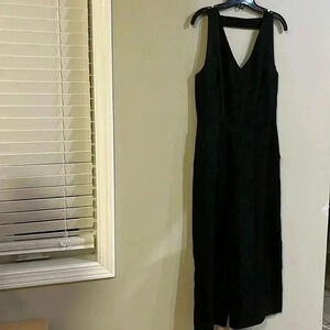 ❤️2/$60❤️[XS-S]Cristina  Lei Black linen Blend Jumpsuit